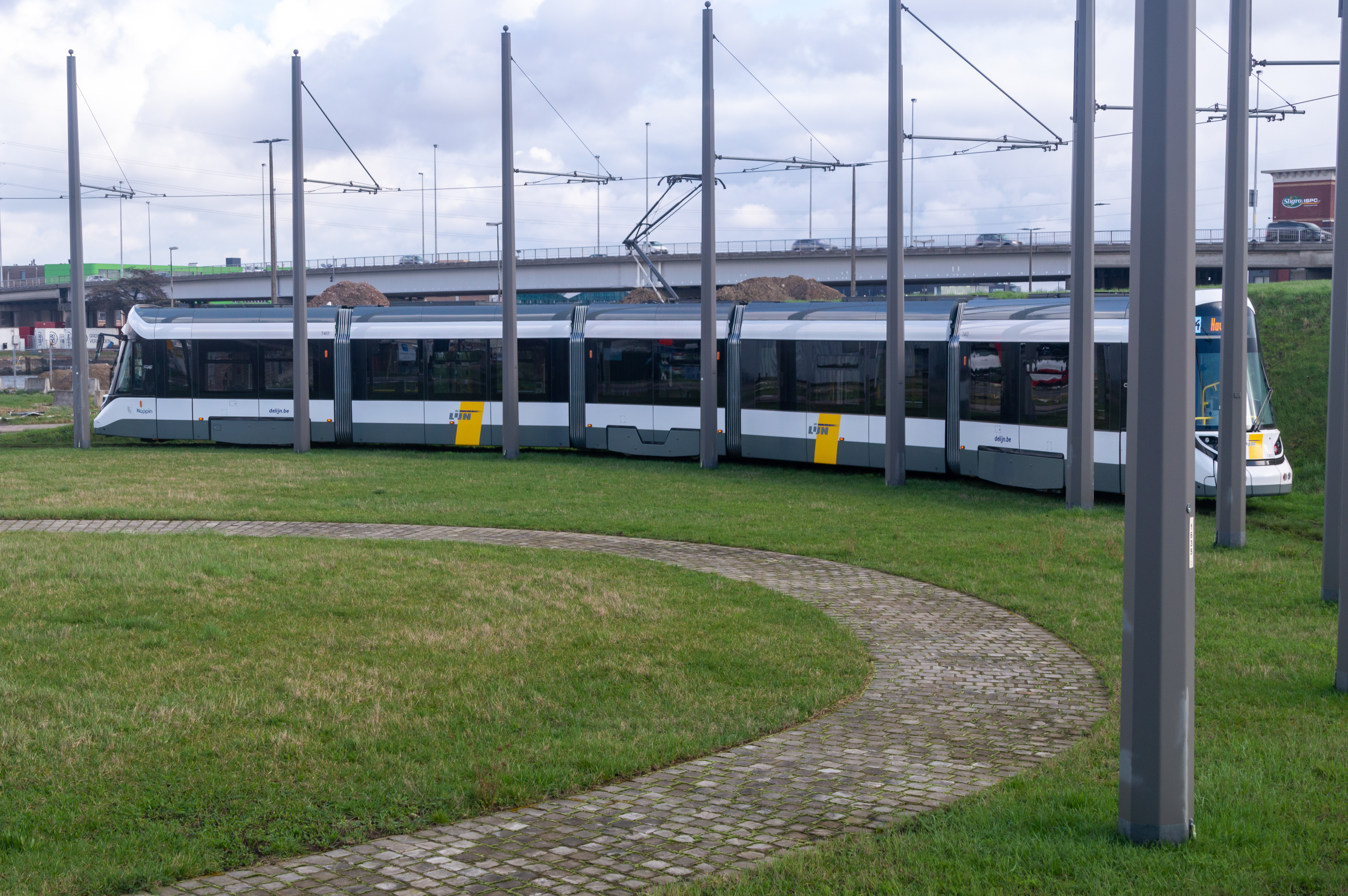 City tram in Antwerp