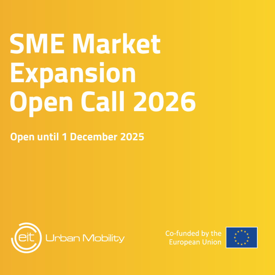 Yellow background with text: SME Market Expansion Open Call 2026