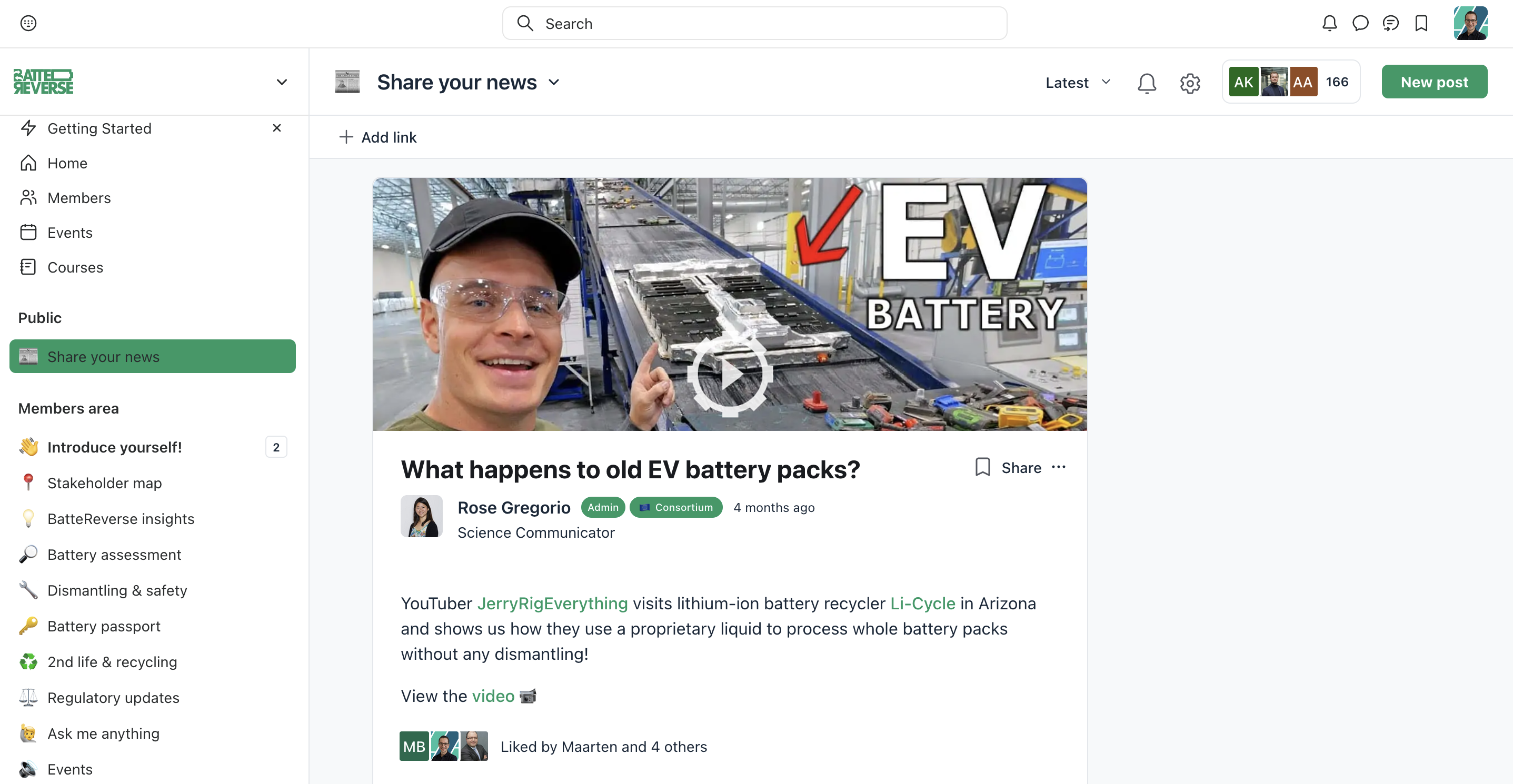 BatteReverse community platform