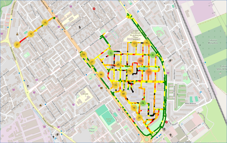 Analysis of visibility in Brasov