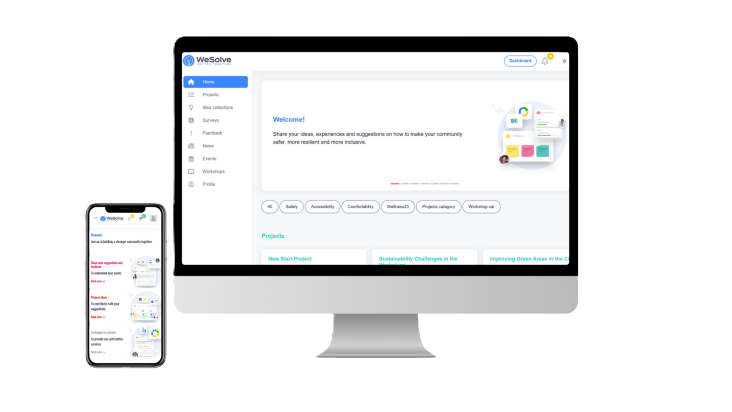 Image for WeSolve: community engagement platform