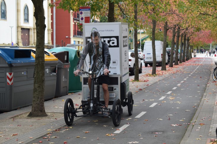 Image for Pioneering hydrogen cargo bikes with swappable H2 cylinders