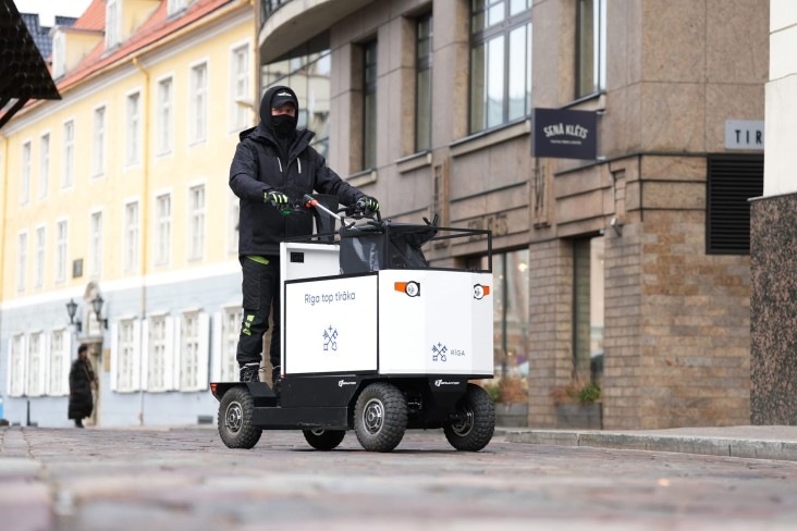 Image for Electric cargo scooter for park and city maintenance in Riga, Latvia