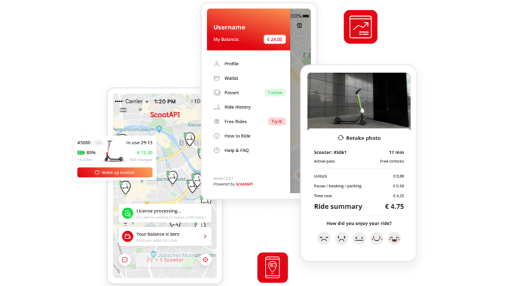 Image for E-scooter fleet management platform