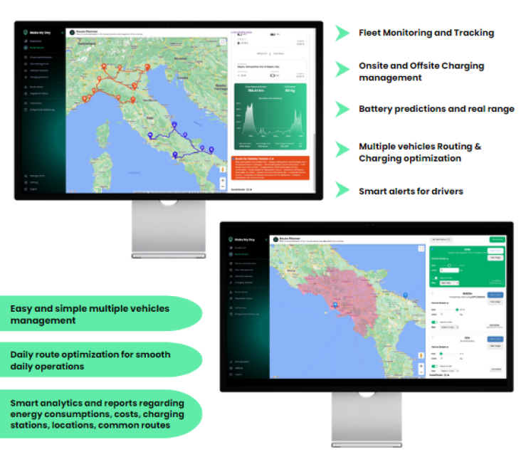 Image for Electric Vehicle Fleet Management System - EVMS