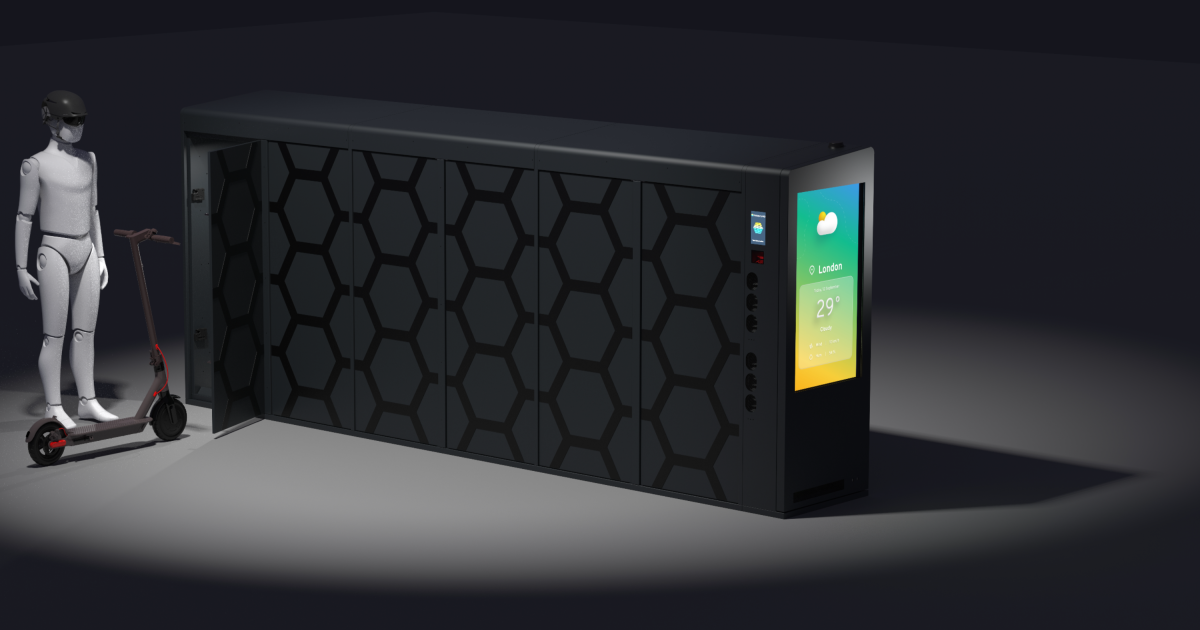 Honeycomb: Universal Charging Locker Pods for Micromobility | Mobility ...