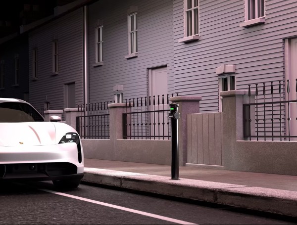 On-street, discreet charger