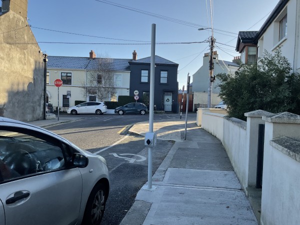 Car on a residenial street