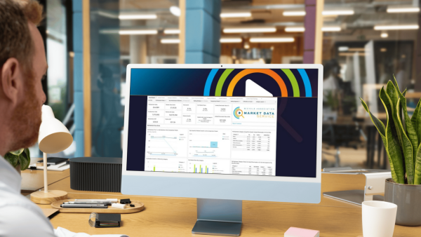Computer screen displaying MDSI dashboard