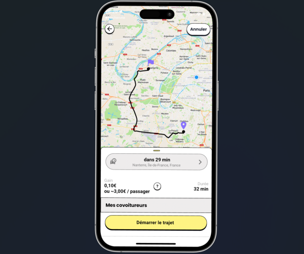 Hero image for Ynstant: carpooling service
