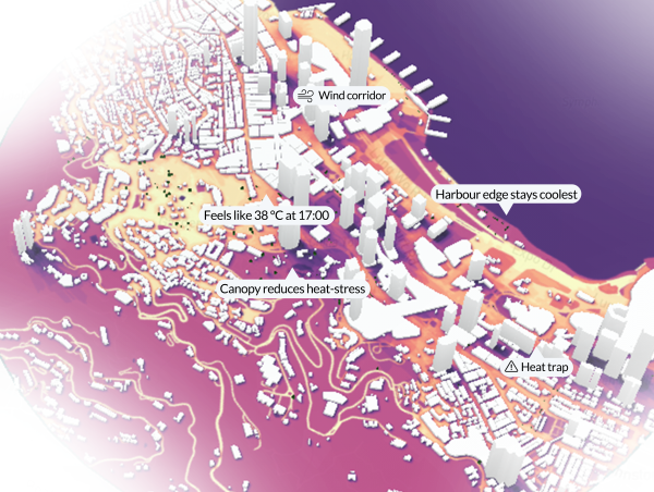 infrared.city insights mark places of interest and define intervention approach