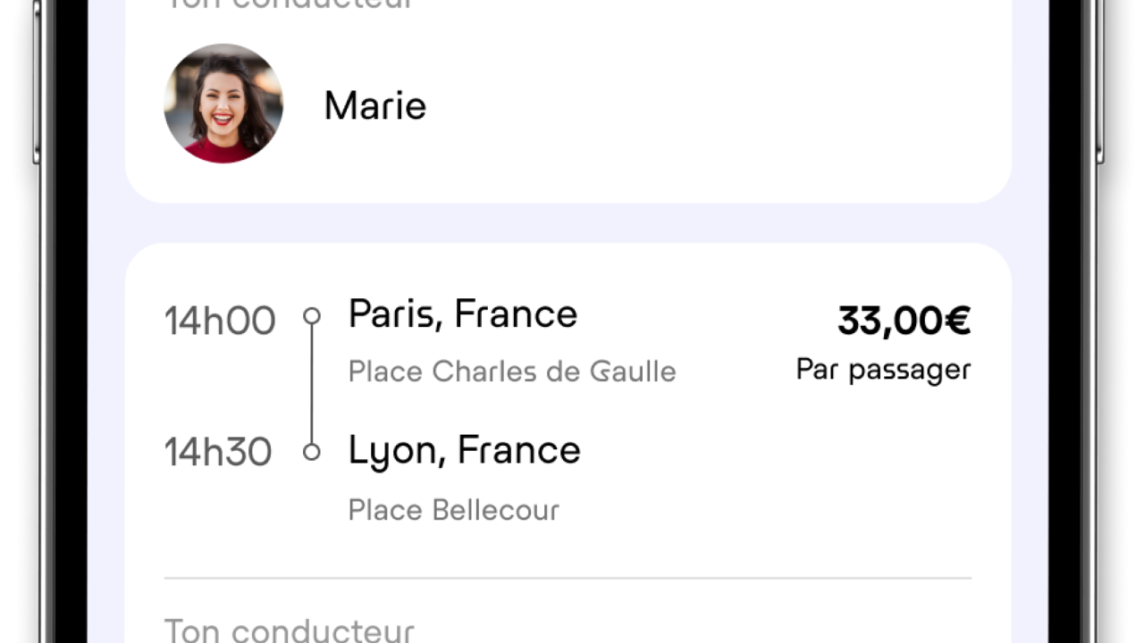 Research results interface of Ynstant app