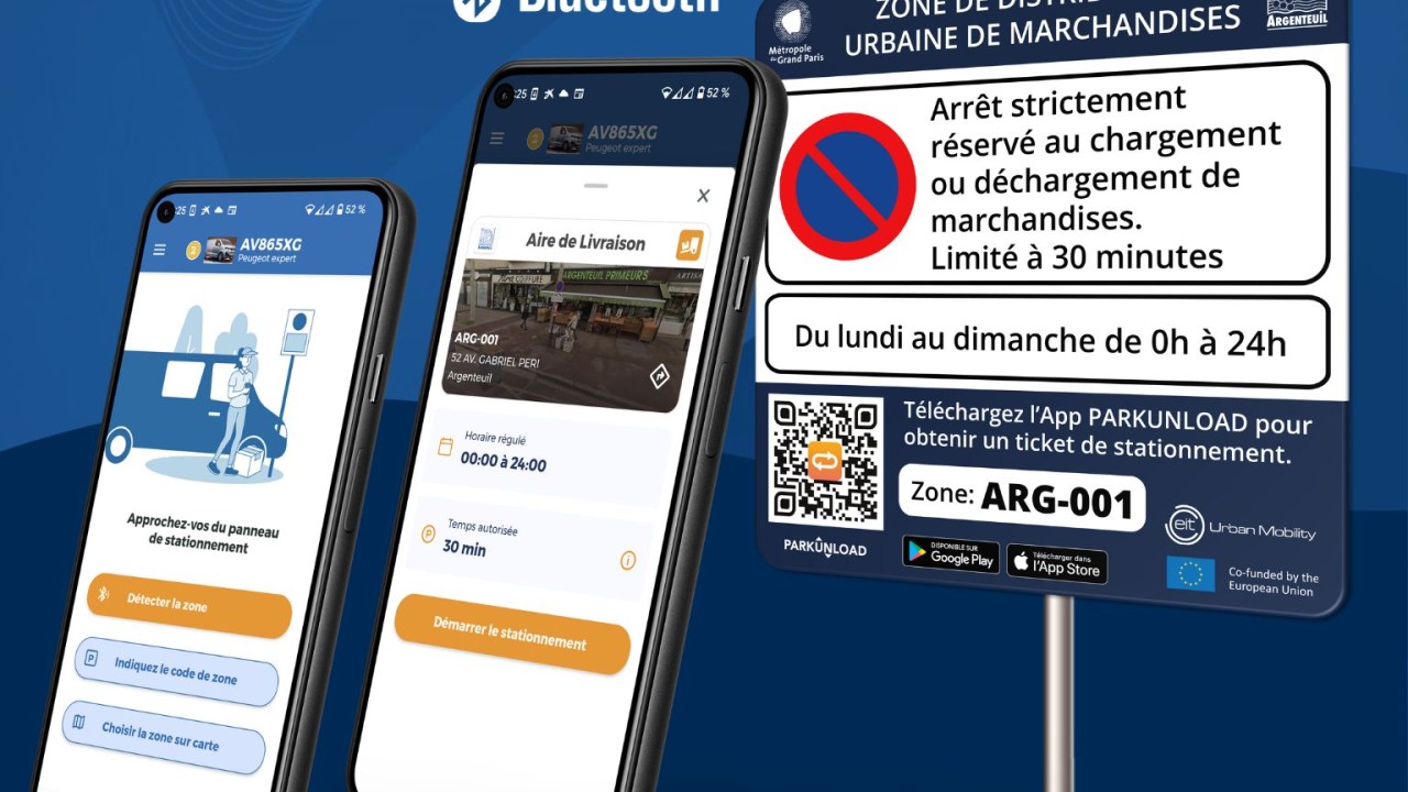 Parkunload aires de livraison numériques