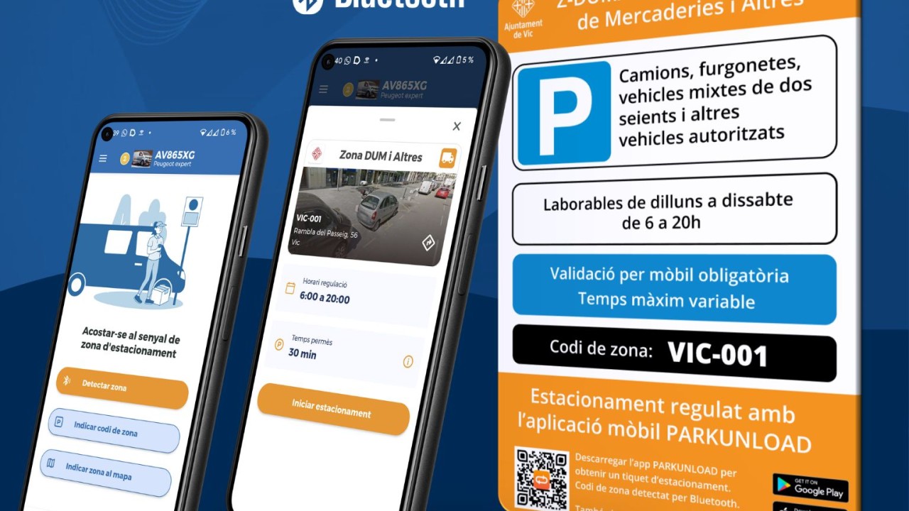 Parkunload zona DUM Càrrega i Descàrrega