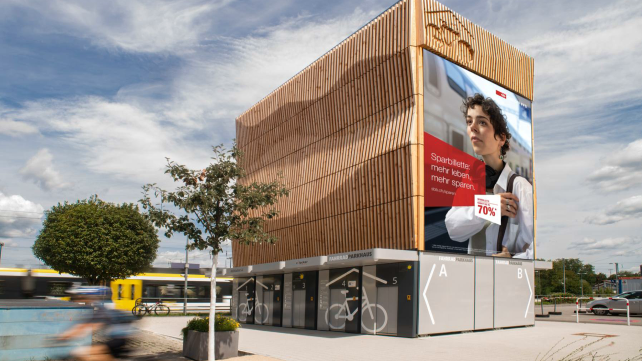 V-Locker Tower as Advertising medium