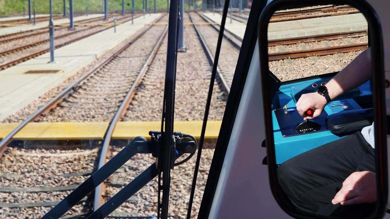 BaselineNC™ Workplace Fatigue Monitoring Wearable at Edinburgh Trams Used by Tram Driver