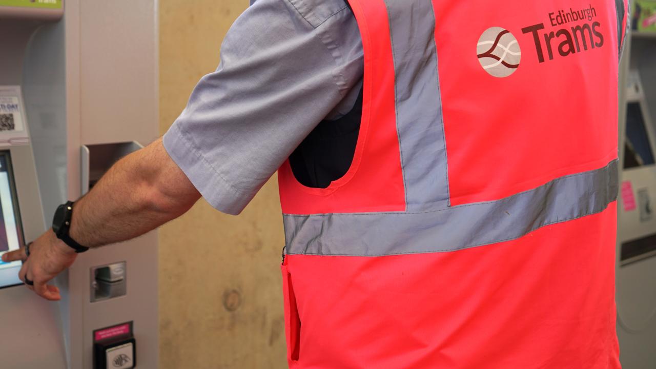 BaselineNC™ Workplace Fatigue Monitoring Wearable at Edinburgh Trams Used by Operator