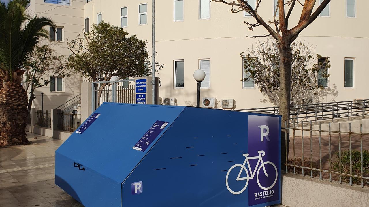 A smart and secure micromobility hub situated in Heraklion, Crete, Greece