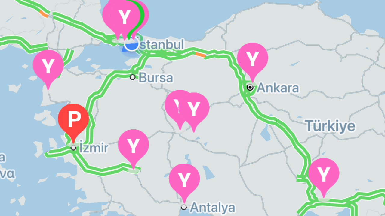 Parkera App: Available Parking Spots and Car Washes in Türkiye