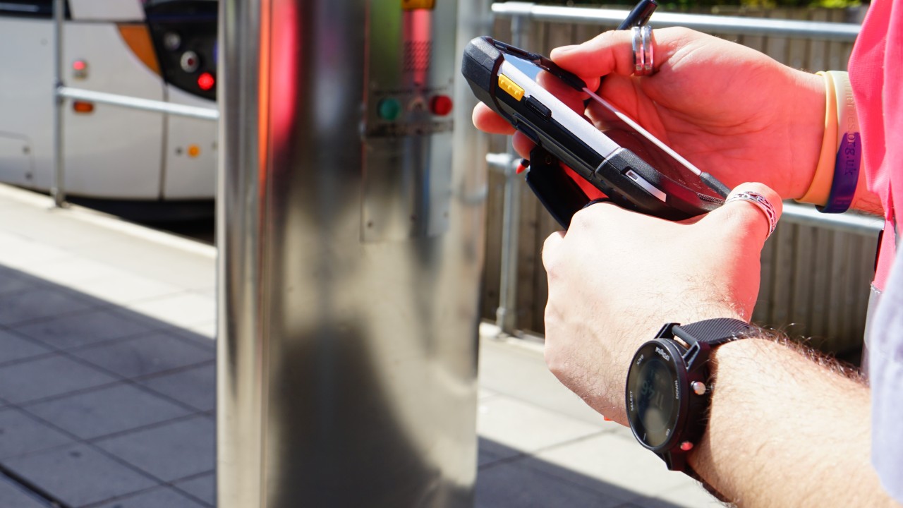 BaselineNC™ Workplace Fatigue Monitoring Wearable at Edinburgh Trams Used by Operator