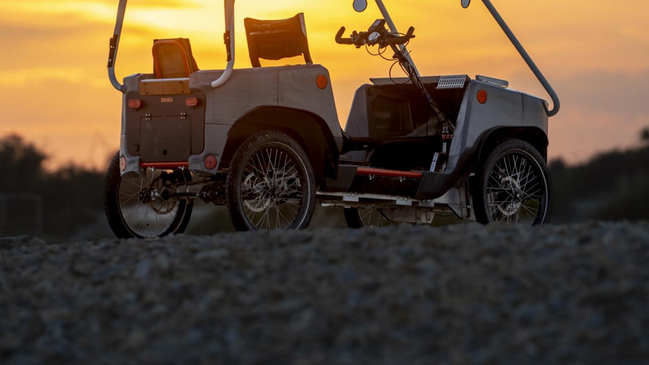 BOB at sunset