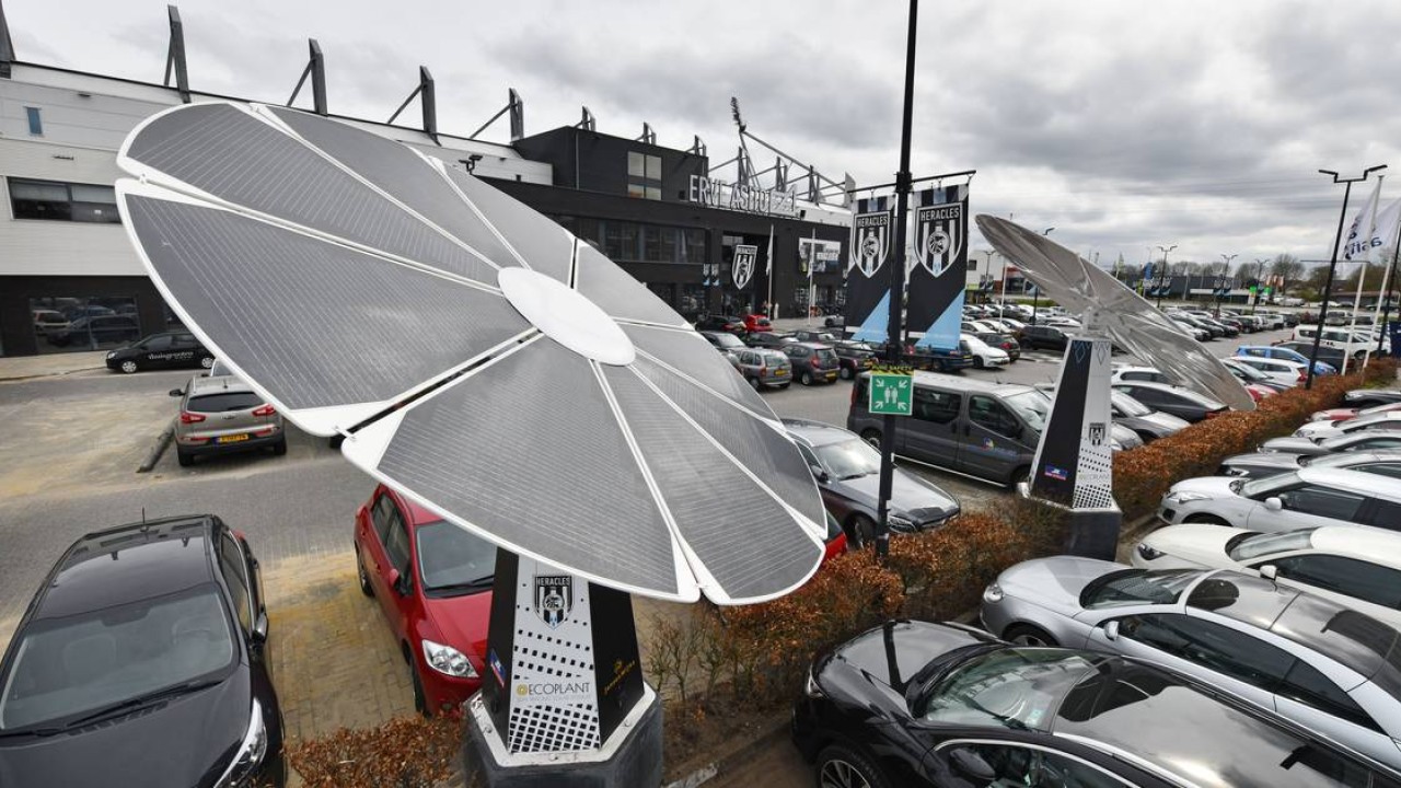 A unique opportunity to charge electronic vehicles on parking lots