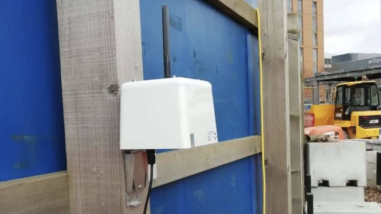 EMSOL device at a construction site
