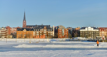 Image for Luleå, Sweden: winter road condition data for active mobility